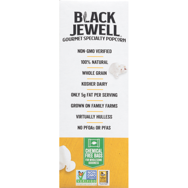Black Jewell The Better Popcorn Specialty Popcorn, Gourmet, Touch of Butter