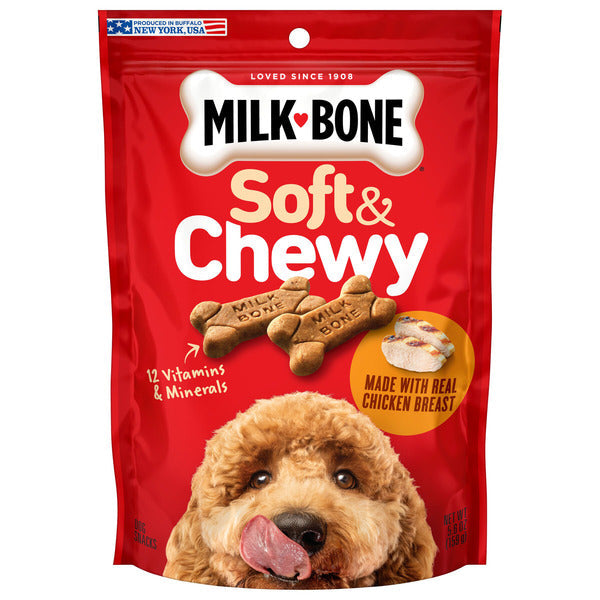 Milk-Bone Soft and Chewy Dog Treats, Chicken Recipe With Chicken Breast
