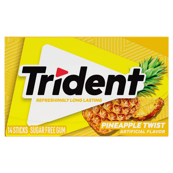 Trident Pineapple Twist Sugar Free Gum