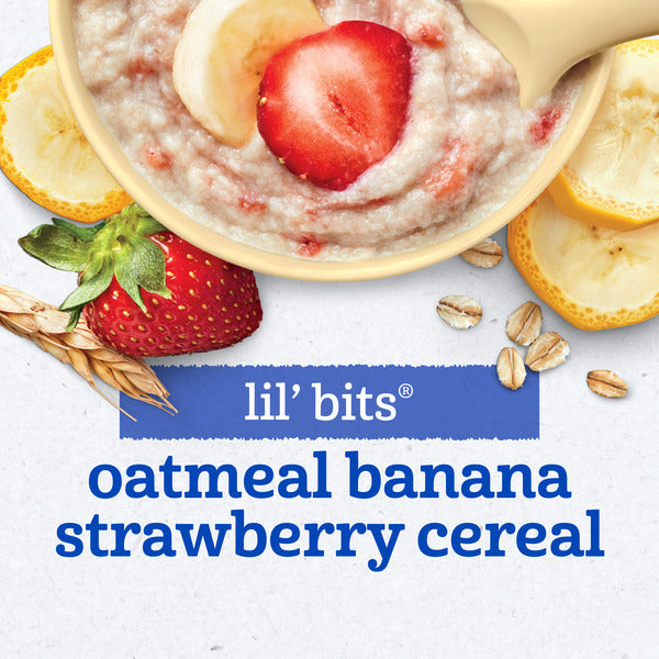 Gerber Stage 3 Baby Food Oatmeal Banana Strawberry Cereal Baby Oatmeal Cereal
