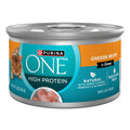 Purina ONE Natural High Protein Cat Food, Chicken Recipe in Wet Cat Food Gravy