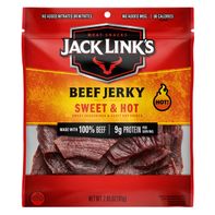 Jack Link's Beef Jerky, Sweet & Hot, Meat Snacks️