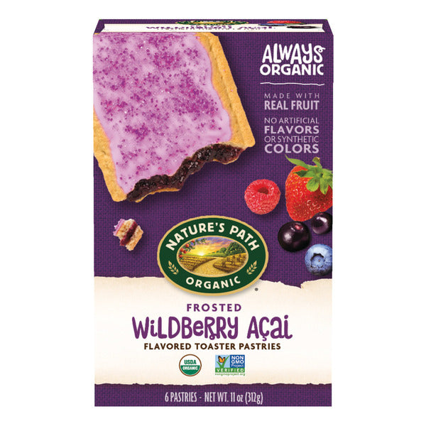 Nature's Path Organic Frosted Wildberry Acai Toaster Pastries
