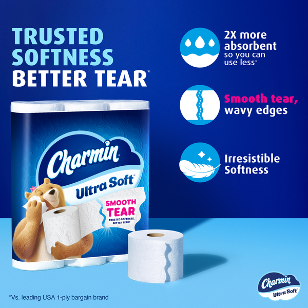 Charmin Toilet Paper Ultra Soft,  Mega XL Rolls