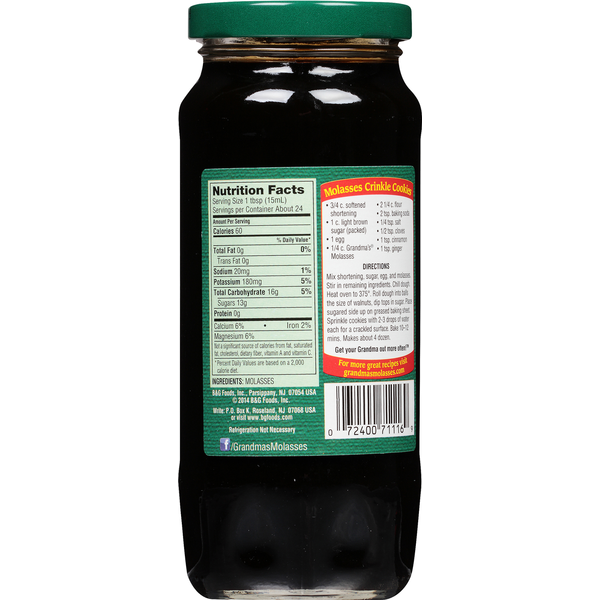 Grandma's Molasses, Unsulphured, Robust