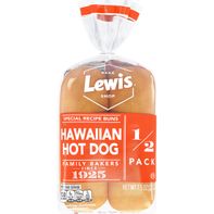 Lewis Bake Shop Hawaiian Half Pack Hot Dog Buns️