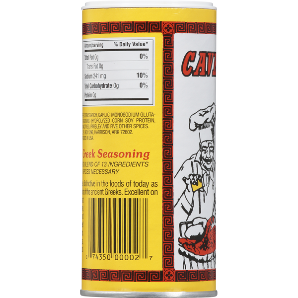 Cavender's Seasoning, Greek, All Purpose