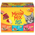 Meow Mix Paté in Gravy Wet Cat Food Variety, Surf n’ Turf Patés