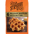 St Pierre 6 ct, Butter, Brioche Waffles, Belgian Waffles, 10.6 oz