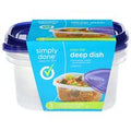 Simply Done 64 Fl Oz Snap-Top Deep Dish Containers...
️