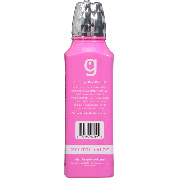 Grin Oral Care FLOSSPYX Healthy Gums Smooth Mint Oral Rinse