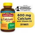 Nature Made Calcium 600 mg with Vitamin D3 Tablets️