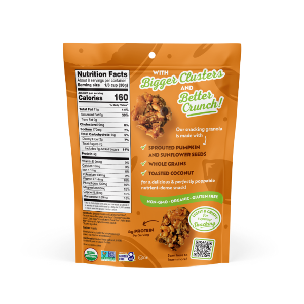 Go Raw Chocolate Peanut Butter Snacking Granola