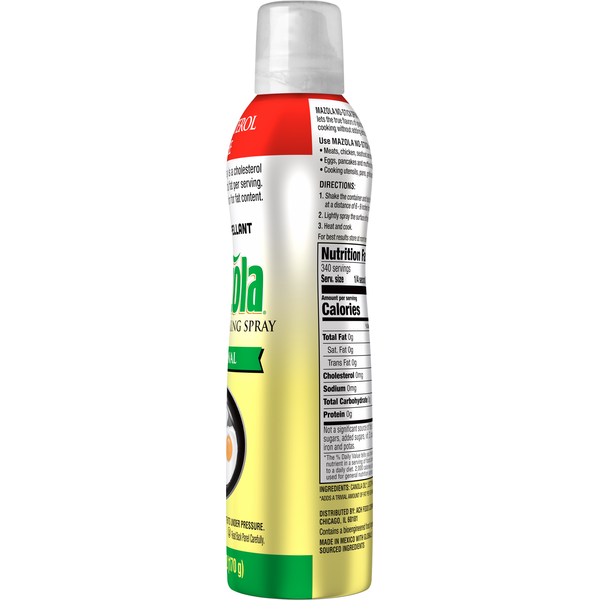 Mazola Canola Cooking Spray, Original, Non-Propellant