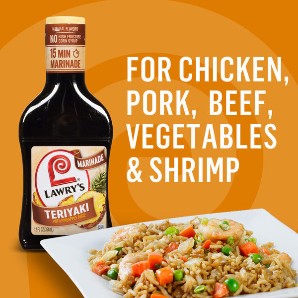 Lawry's® Teriyaki With Pineapple Juice Marinade