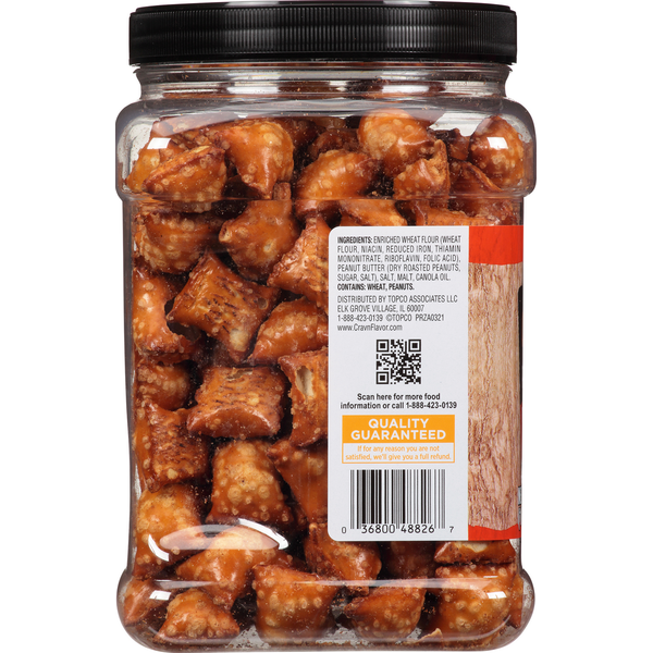 Crav'n Flavor Pretzel Nuggets, Peanut Butter Filled