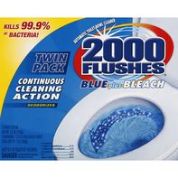 2000 Flushes Toilet Bowl Cleaner, Automatic, Blue ...
️