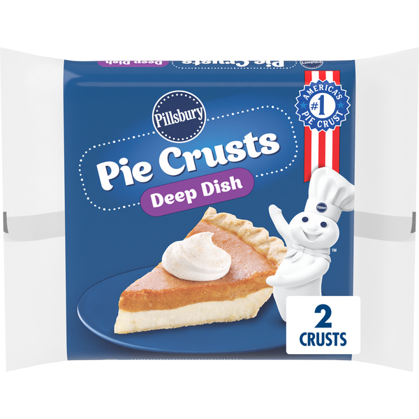 Pillsbury Frozen Ready to Bake Deep Dish Nine Inch Pie Crusts