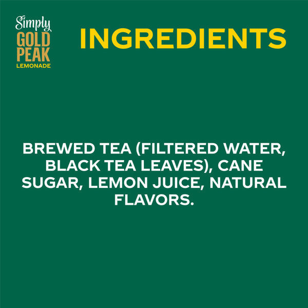 Gold Peak Iced Tea and Lemonade, Flavored Tea Bottle