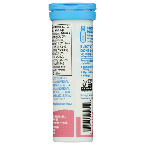 Nuun Zero Rspbrrylmnade Tab 6(8X10)Ct Us