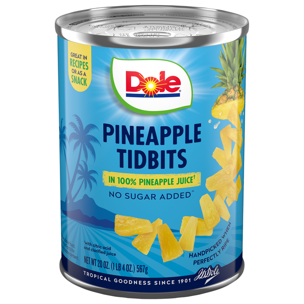 Dole Pineapple Tidbits in Pineapple Juice