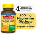 Nature Made Magnesium Glycinate 200 mg per serving...
️