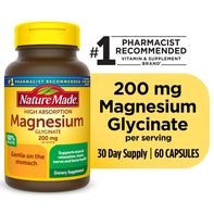 Nature Made Magnesium Glycinate 200 mg per serving...
️