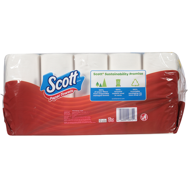 Scott One-Ply Choose-A-Sheet Fast Absorbing Triple Rolls Paper Towels