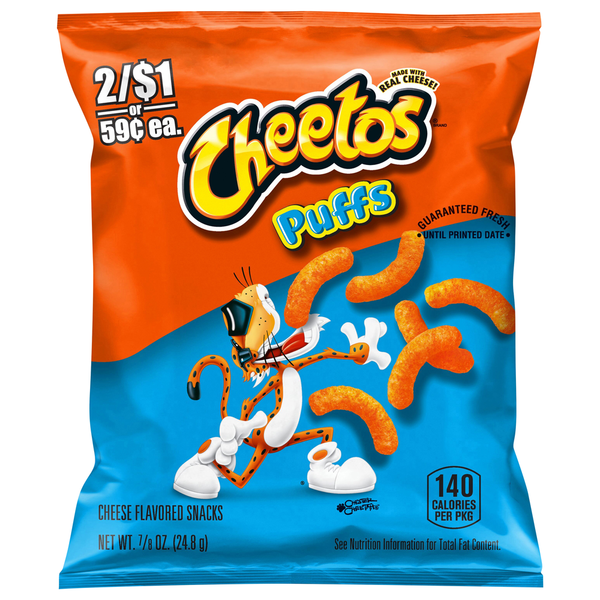 Cheetos Cheese Flavored Snacks, Puffs