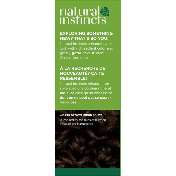 Clairol 4 Dark Brown Zero Ammonia Vegan Hair Color with Coconut Oil + Aloe