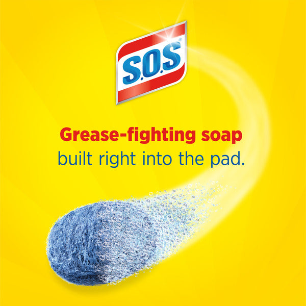S.O.S. Steel Wool Soap Pads, Lemon Fresh