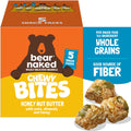 Bear Naked Chewy Granola Bites, Whole Grain and Fiber, Honey Nut Butter,  Box (5 Pouches)