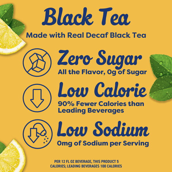 Crystal Light Decaf Lemon Iced Tea Naturally Flavored Powdered Drink Mix