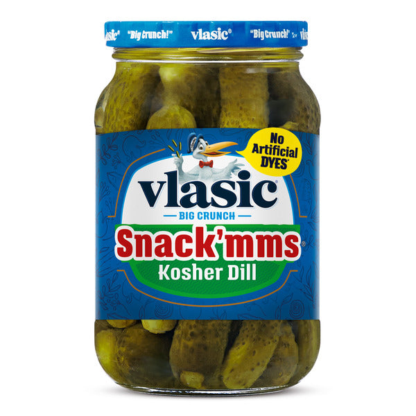 Vlasic Snack'mms Kosher Dill Mini Pickles, Keto Friendly