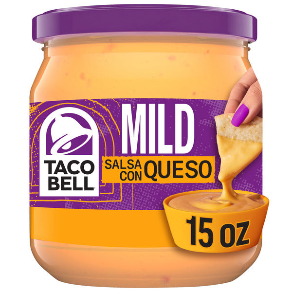 Taco Bell Mild Salsa Con Queso Cheese Dip
