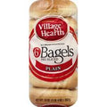 Village Hearth Bagels, Pre Sliced, Plain️