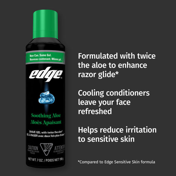 Edge Shave Gel For Men Soothing Aloe