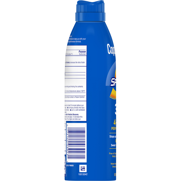Coppertone Sport 4-in-1 Performance SPF 30 Sunscreen Spray