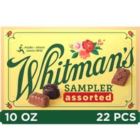 Whitman's Sampler Assorted Milk & Dark Chocolate Candy Gift Box