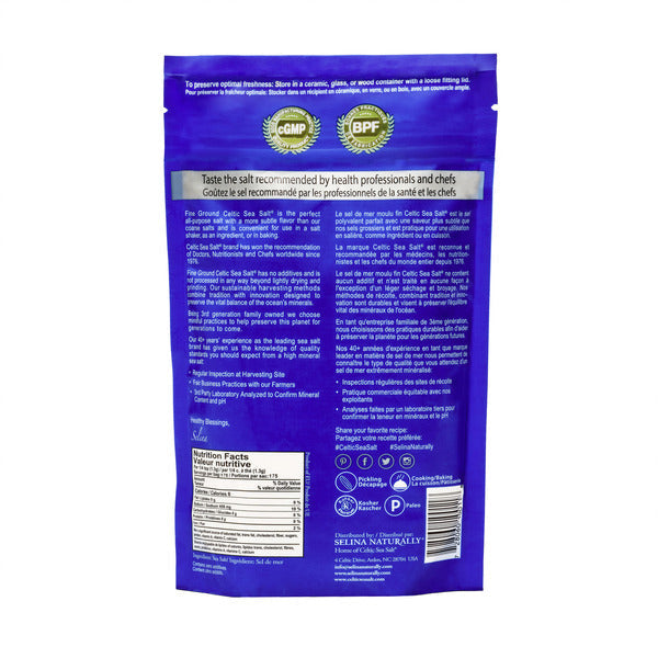 Celtic Sea Salt Fine Ground Sea Salt, Unrefined, Vital Minerals, Family Founded