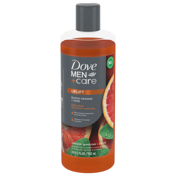 Dove Body Wash, Uplift, Blood Orange + Sage