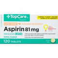 TopCare Aspirin, Low Dose, 81 mg, Tablets️