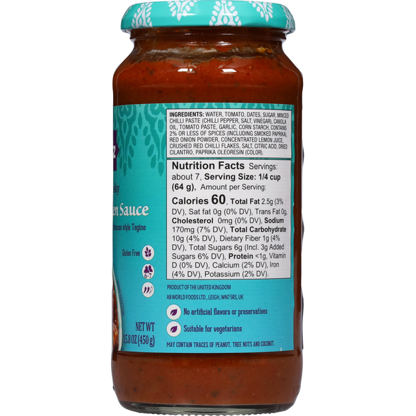 Al'Fez Harissa Chicken Sauce, Rich & Smoky