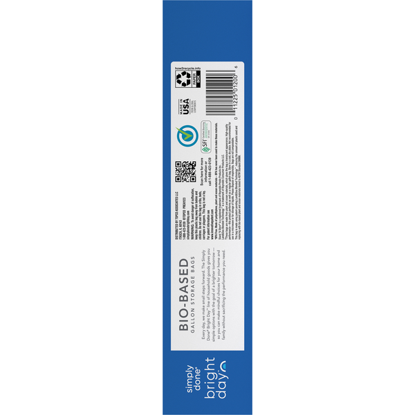 Simply Done Storage Bags, Gallon, Bio-Based