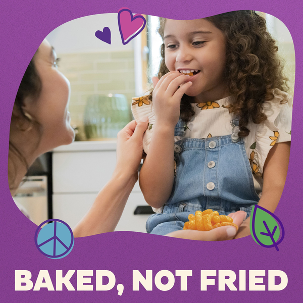 Annie's Organic Cheddar Cheesy Smiles Baked Corn Puffs