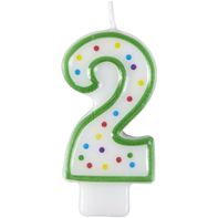 Wilton Green Number 2 Birthday Candle️