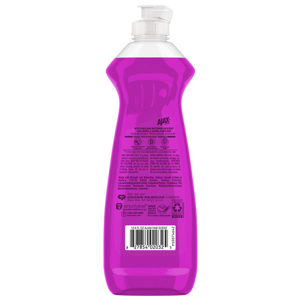 Ajax Ultra Liquid Dish Soap With Fabuloso Watermelon Scent