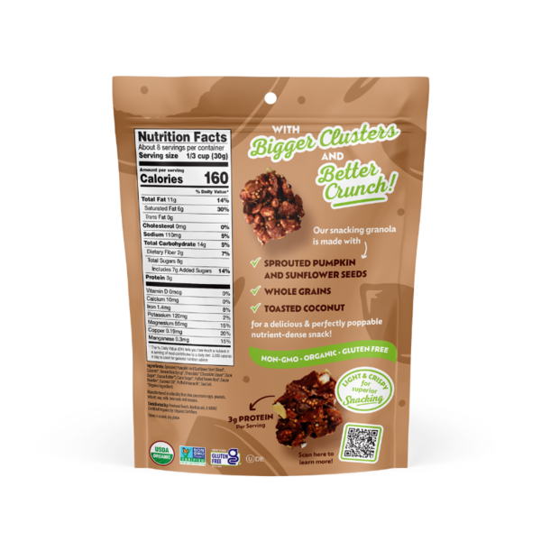 Go Raw Dark Chocolate Chunk Snacking Granola