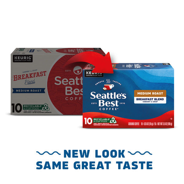 Seattle's Best Coffee Breakfast Blend Medium Roast K-Cup Coffee