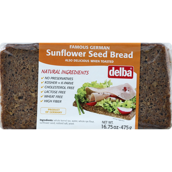 Delba Bread, Sunflower Seed